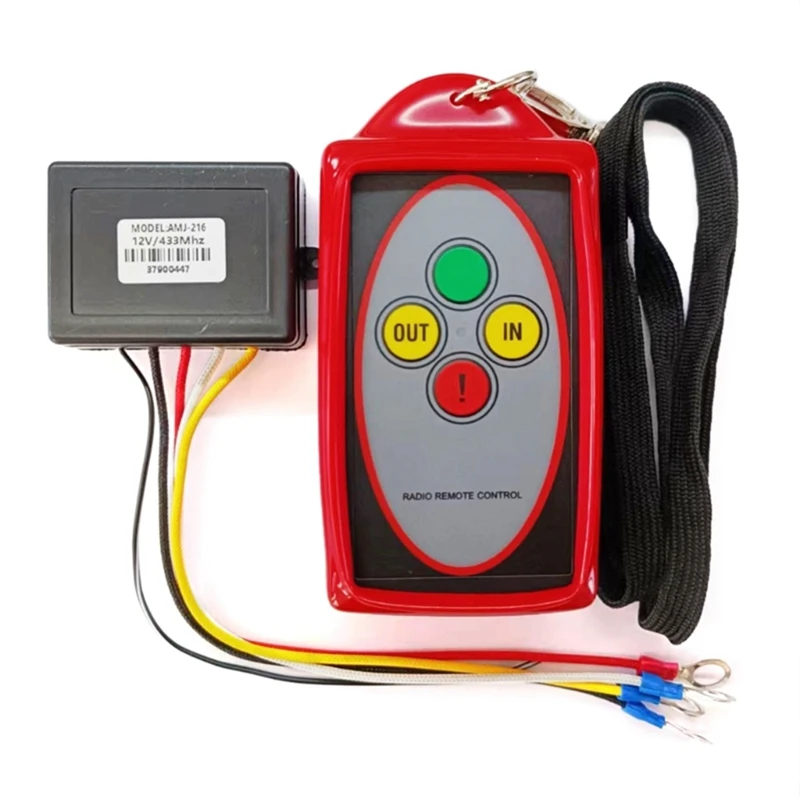 12V 24V 433Mhz Winch Wireless Remote Control Switch Kit Universal For Truck Receiver Module Transmitter Accessories