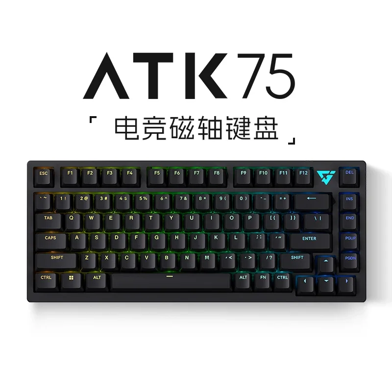 Vxe Atk Atk75 White Keyboard Magnetic Switch Mechanical Keyboard E 