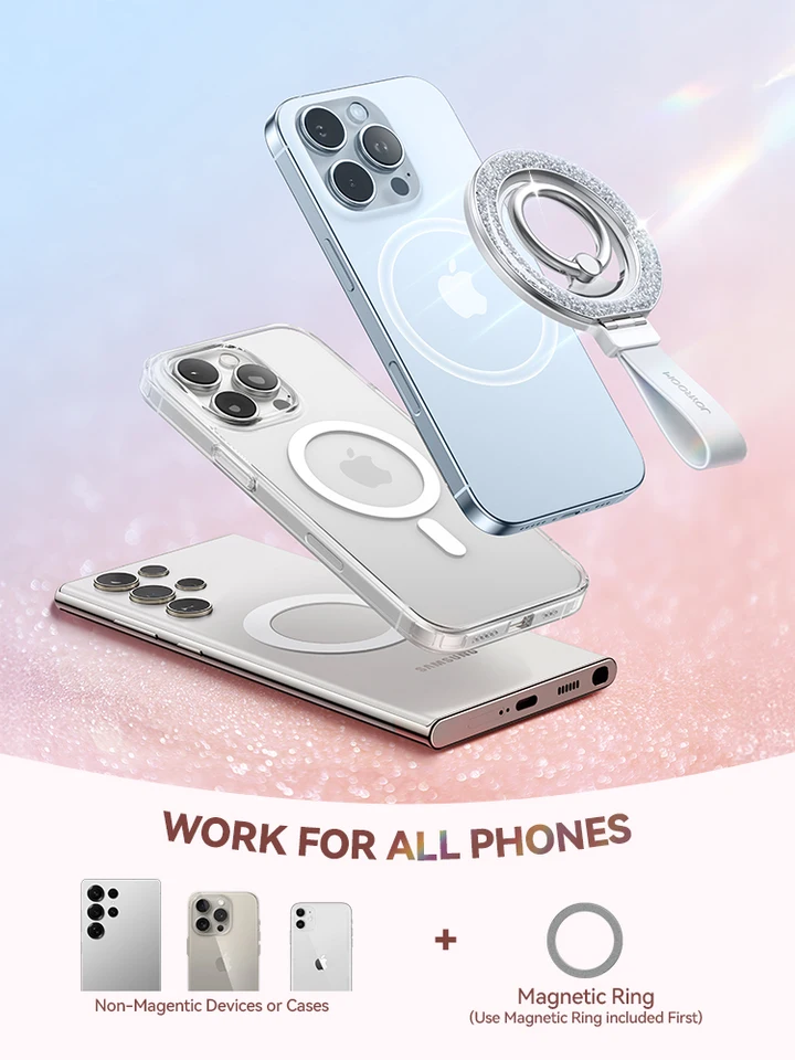Joyroom Magnetic Phone Ring Holder Mount with Super Magnet