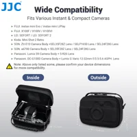 JJC Black Portable Camera Bag Case Pouch for Canon Powershot V10 G1 X Mark III G7X Mark II Sony ZV-E10 Fujifilm Instax Mini EVO - Image 3