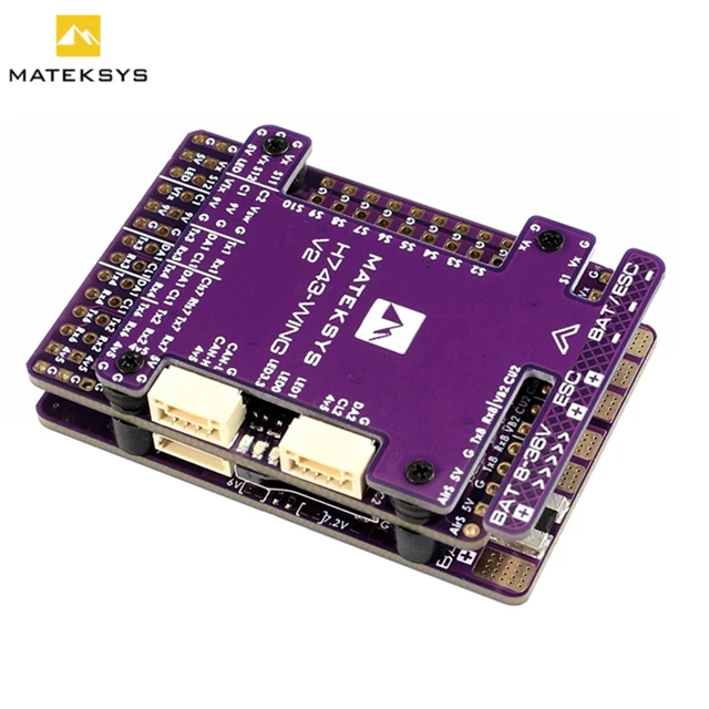 Matek H743 WING V2 Flight Controller 3~8S Lipo Vertex-level Open Source Support AMP Dual Camera Inputs For RC FPV Drones Parts