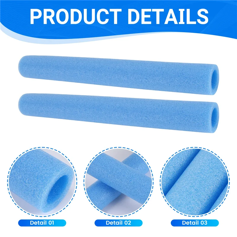 Trampoline Poles Cover Padding Foam Tubing 40CM Foamed Pipe Sponge Casing Protective Trampoline Pole Sleeves 10PCS