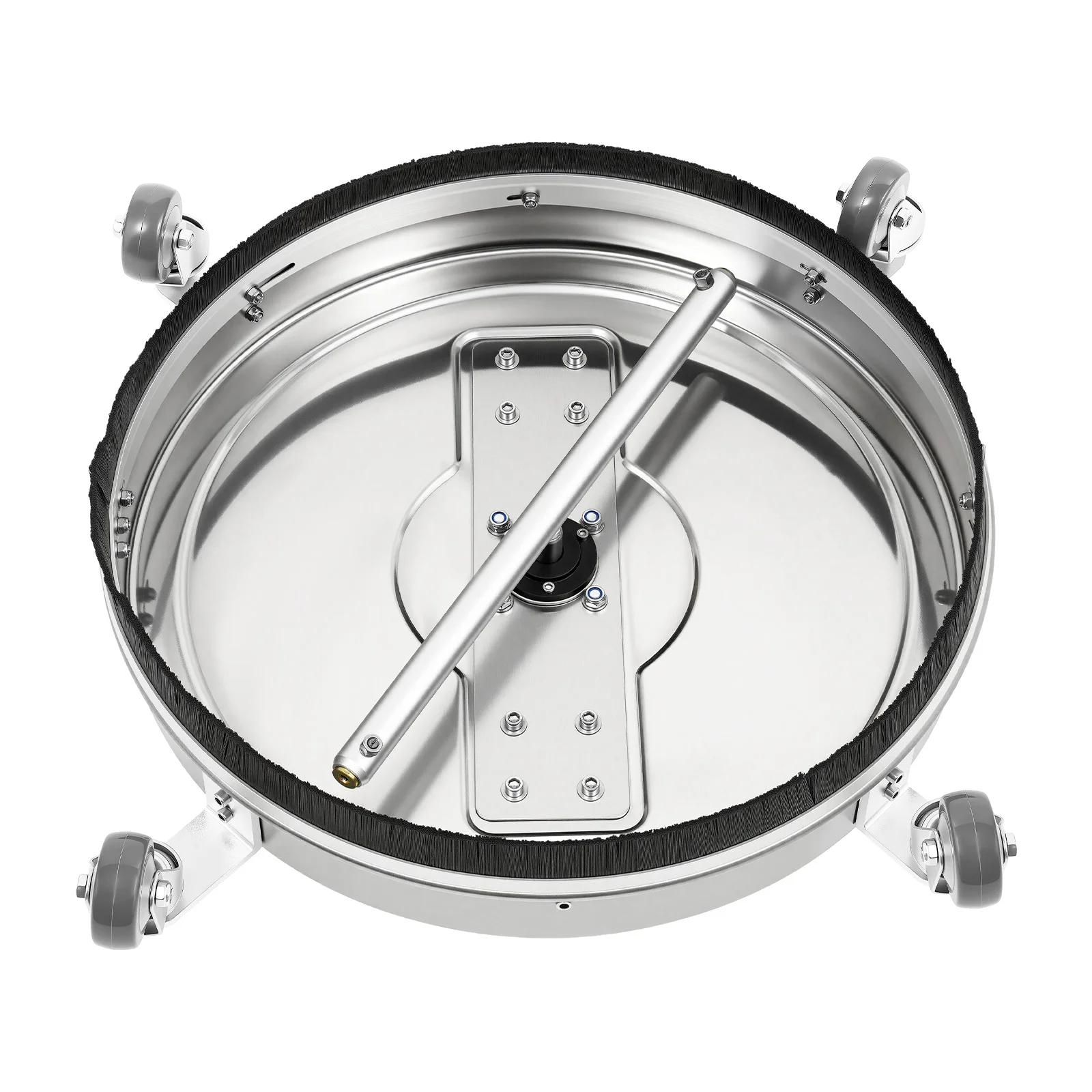 20-Zoll Gewerblicher Oberflächenreiniger - 4500PSI Edelstahl-Hochdruckreiniger-Aufsatz mit 4 Rädern für Einfahrt/Terrasse/Beton – Detail 12