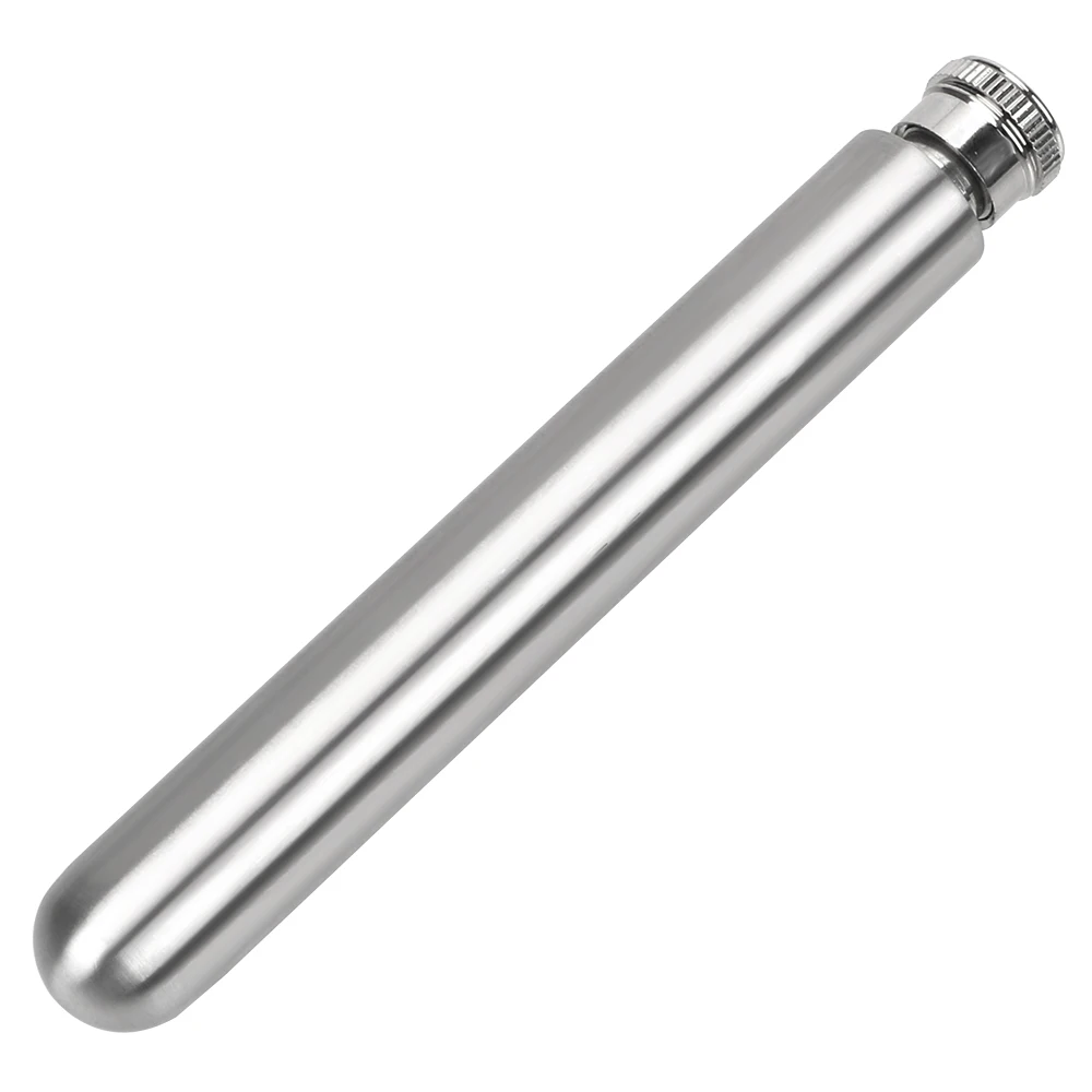 Description Picture 6 of item1 oz/1.5 oz Stainless Steel Wine Pot Drinker Alcohol Bottle Wine Whisky Bottle Hip Flask Tubular Polished Round Bottom Drinkware