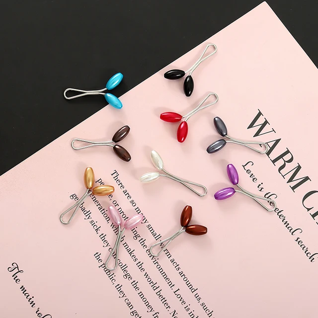  Joez Wonderful 24pcs Hijab Pins Clips for Women, Cute Scarf  Clip Hijab Pins Pearl Brooch Pins, Headscarf Shawl Scarf Muslim Hijab Scarf  Clips Safety Pins Buttons Wedding Dress Decorative Boutonniere 