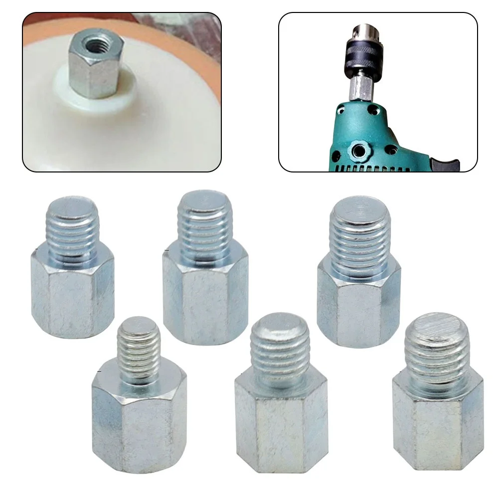 1pc Adapter For Angle Grinder Thread Adapter Connector-Converter M10 To M14 M16 M14 To 5/8-11 Grinding Wheel Conversion Tool angle grinder adapter converter m10 m14 5 8 11 converter adapte arbor connector metal high quality power tool parts