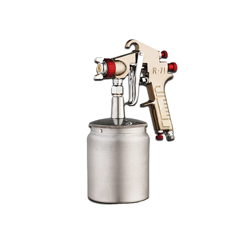 Pistola Per Verniciatura A Spruzzo Industriale Aeropro Verniciatura Ad Alta Pressione R71S Zoom Pistola A Spruzzo Aspirazione Alimentazione Pittura