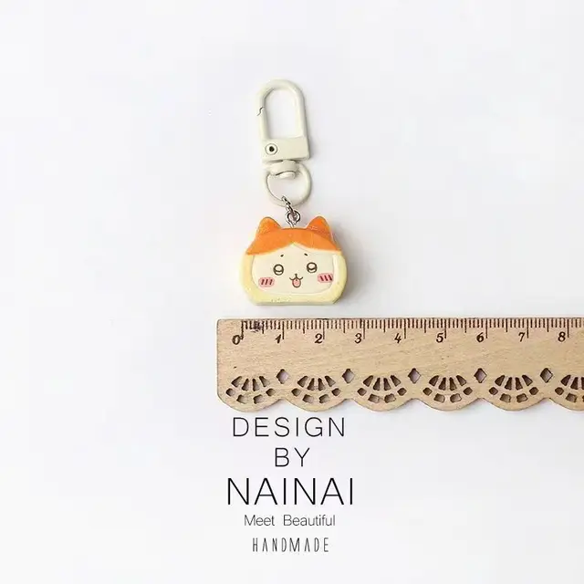 Chiikawas Hachiware Usagi Dessert Bread Keychain - Image 4