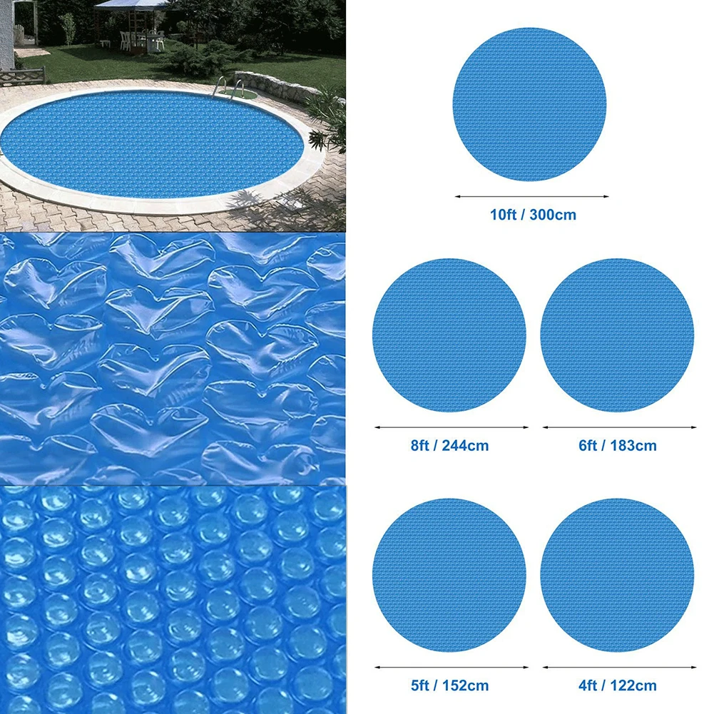 Круглая Водонепроницаемая Защитная крышка для бассейна с солнечным подогревом