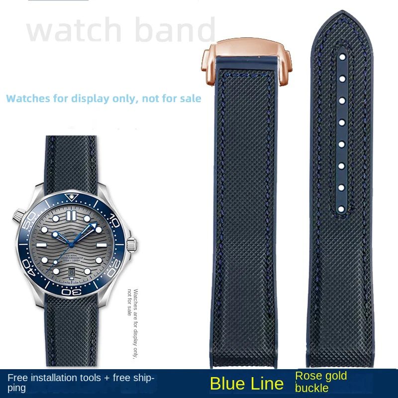Premium Nylon Waterproof Strap in Orange - 20mm, 21mm, 22mm Sizes