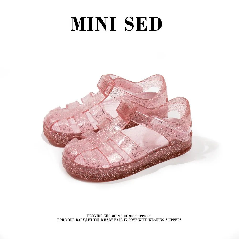 Mini Sed Children Summer Roma Saandal Girl Classical Fashion Candy Shoes Boy Simple Caual Beach Sandals SO142 baby shoes kids shoes children sandals kids sandals beach shoes
