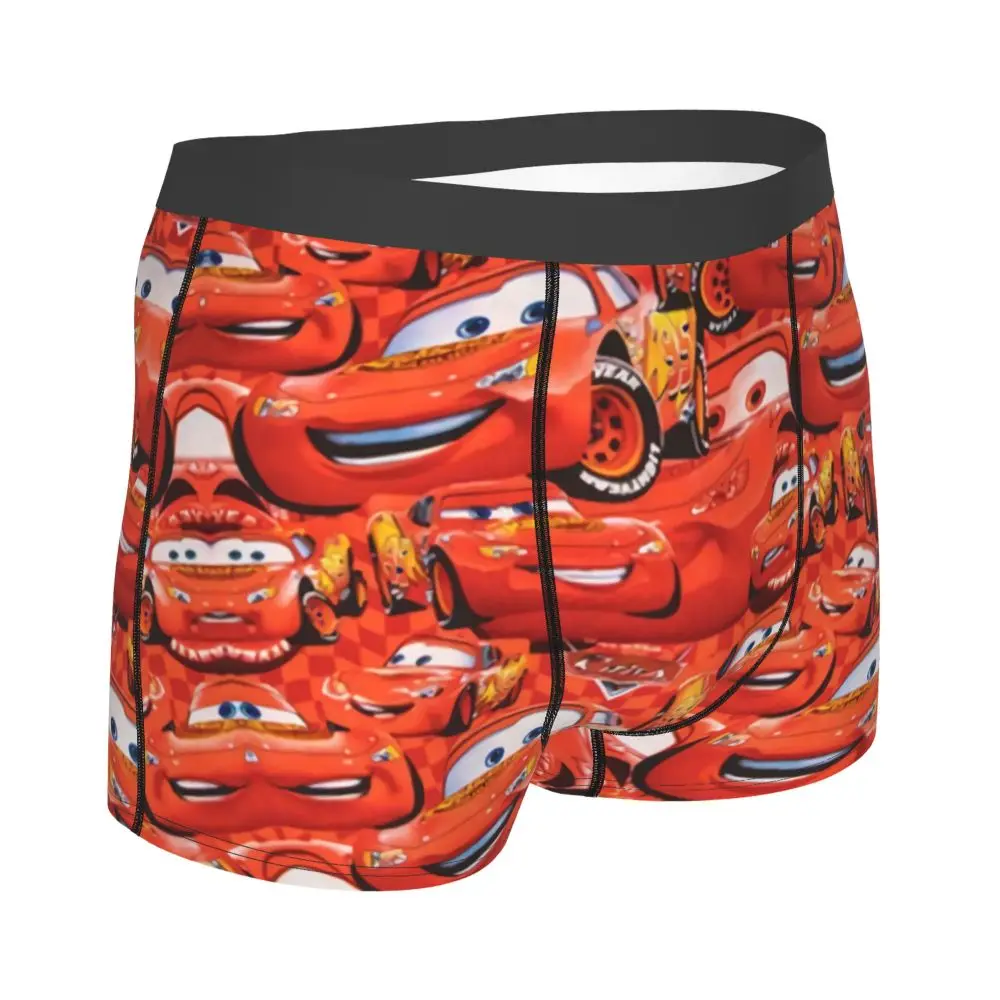 Custom Lightning McQueen Car Collage Boxers Shorts Men's Briefs Underwear Cool Underpants