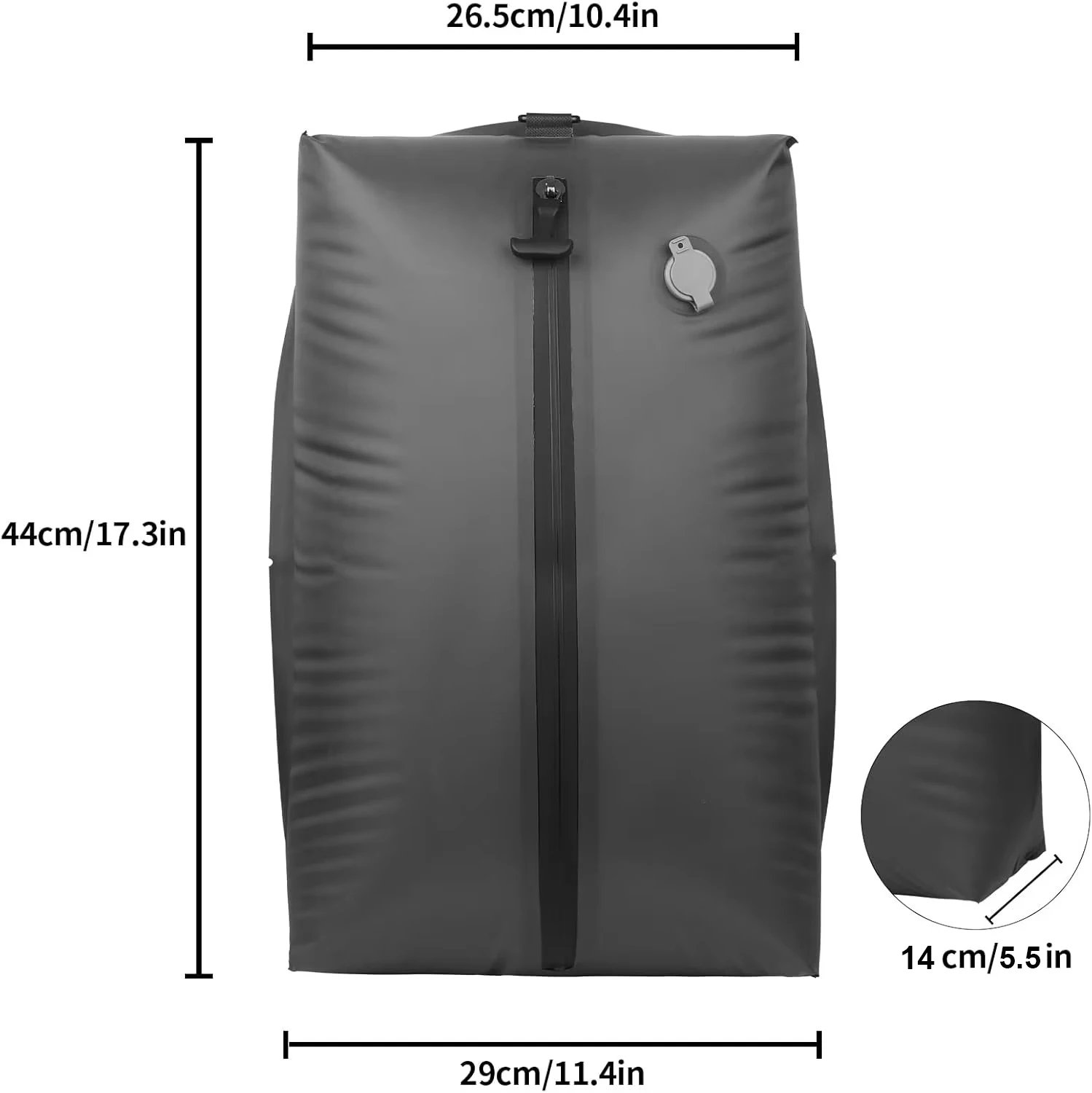 17L السفر حقيبة فارغة قابلة لإعادة الاستخدام حقيبة...