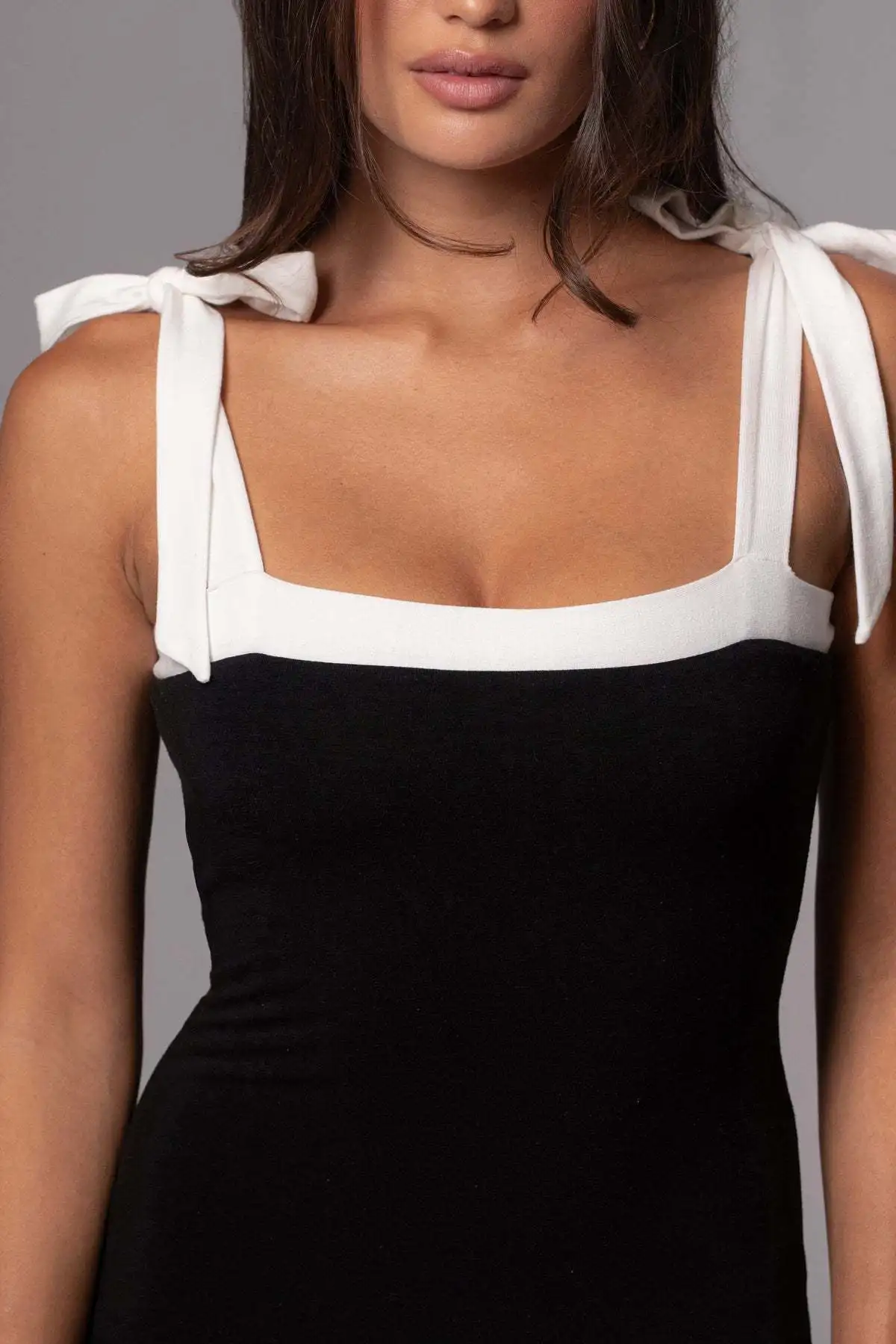 Elegant Sleeveless Elastic Slim Evening Dress Female Sexy Square Neck Backless Long Dress Autumn/Winter 2025 Vestido