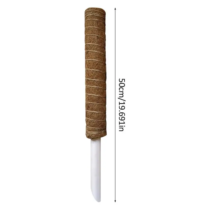 304050cm Natural Coconut Palm Stick Plant Climbing Frame Home Garden Balcony Creeper Support Frame Greenhouse Flower