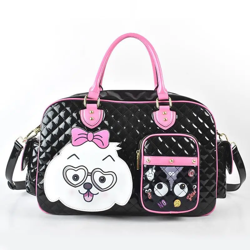 Ins Graffiti Print Large Capacity Travel Tote Bag Embroidered Men Women Sports Handbag Unisex Neutral Diving Fabric Storage Bag