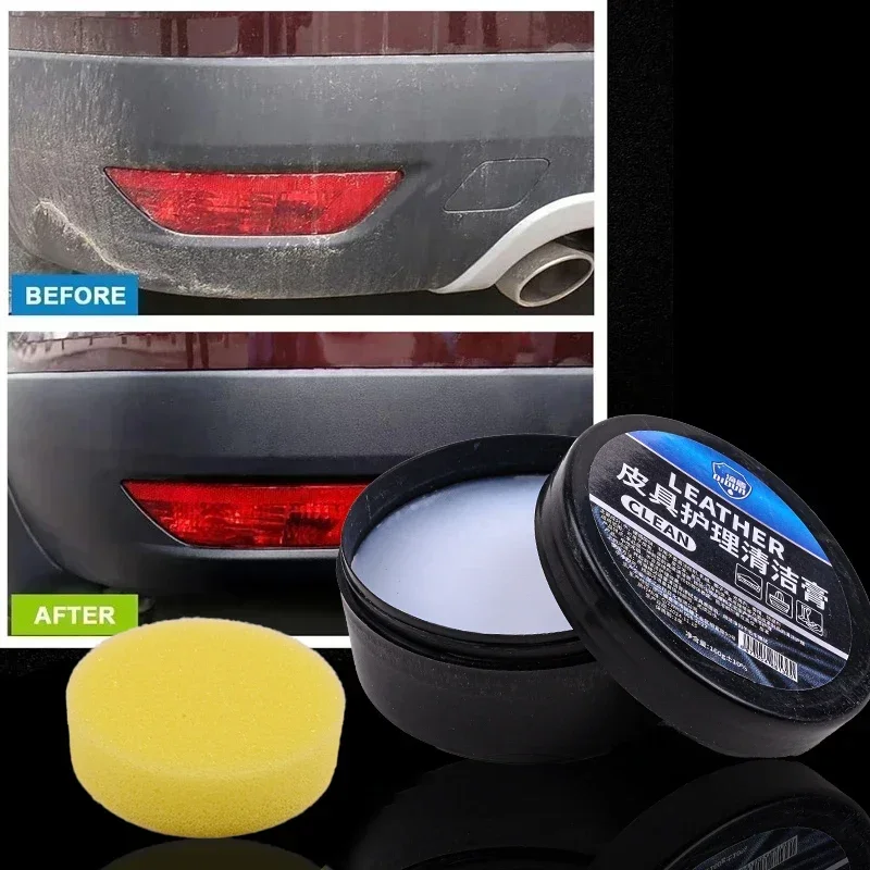 Car Leather Seat Maintenance Care Oil Multifunctional Cream Interior Polishing Stain Removal Refurbished Leather Sofa Cleaning 4