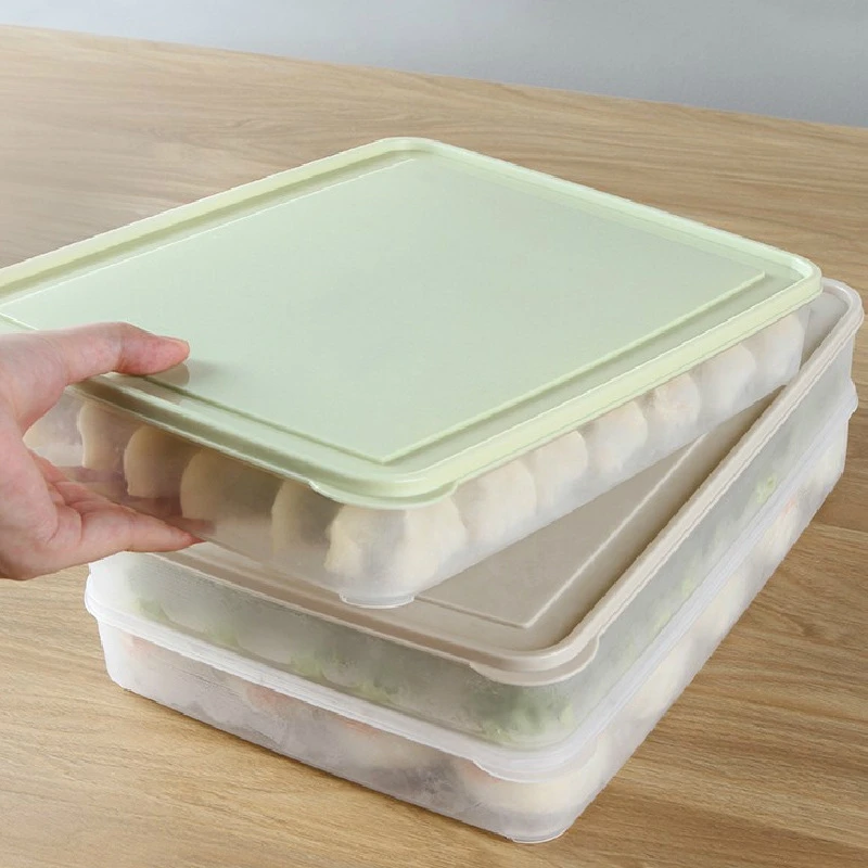 Domestic Refrigerator Quick Frozen Water Dumpling Storage Box Food Freezer Box Box Kitchen Accessories Preservation Sealed Box 3