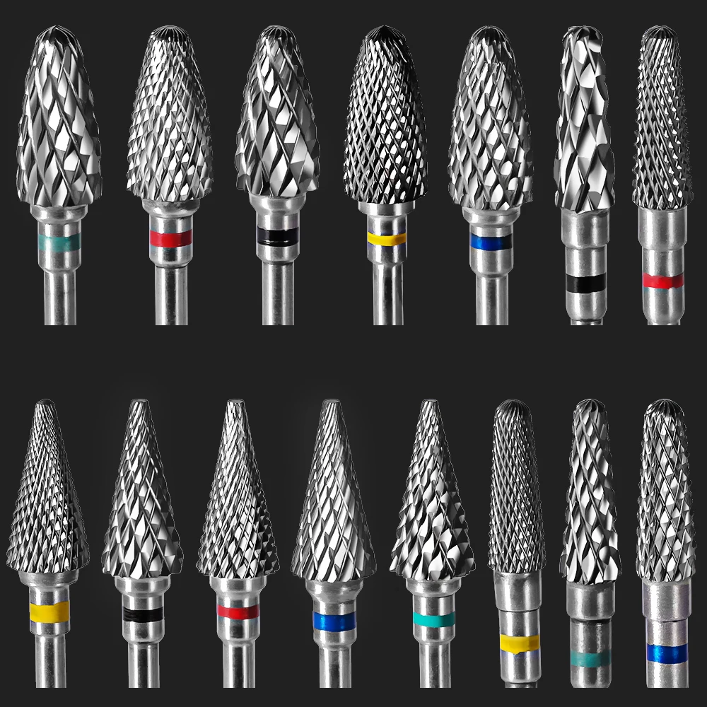 

1pcs Milling Cutter Tungsten Carbide Nail Drill Bits For Electric Nail Drill Manicure Machine Pedicure Nail Files Accessories