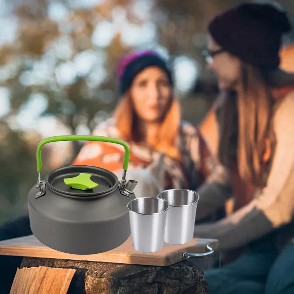 1 Set Outdoor Pots Pans Camping Set 4