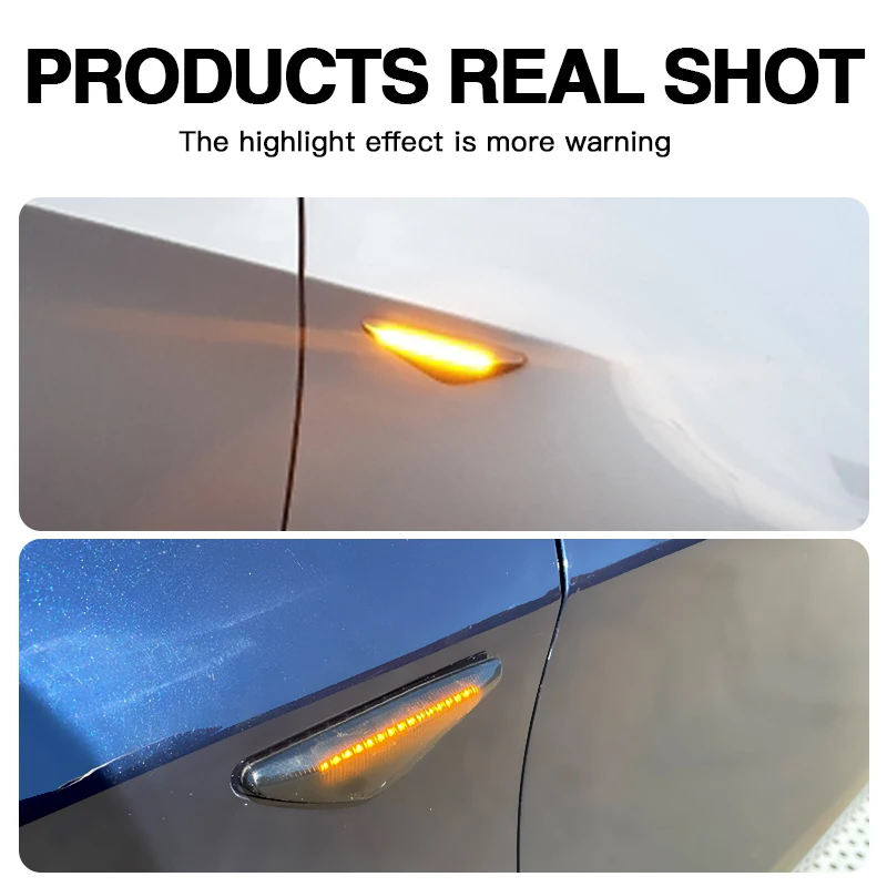 Für BMW X3 F25 2011-2017 X5 E70 2007-2013 (nicht fit X5M) X6 E71 E72 07-14 dynamische LED-Anzeige Seitenmarkierungs-Signal-Zubehör – Detail 3