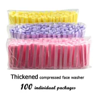 100 Compressed Sponges Individually Packaged Super Soft and Comfortable Cleansing Beauty Salon  Makeup Cosmetic sponge 1