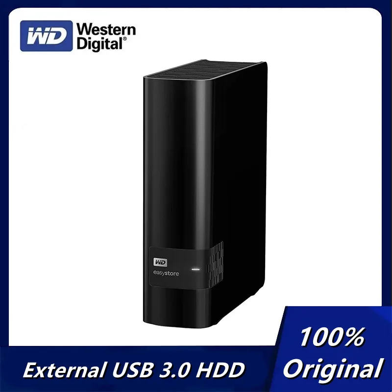 

Внешний жесткий диск Western Digital WD Easystore, 14 ТБ, USB 3,0, черный WDBAMA0140HBK