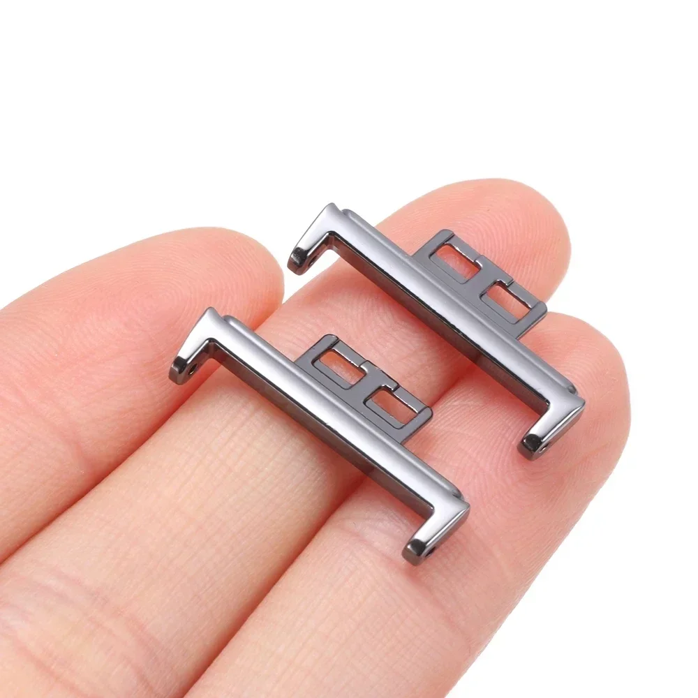 2 قطعة محولات موصل حزام الساعة المعدنية لساعة Huaw...