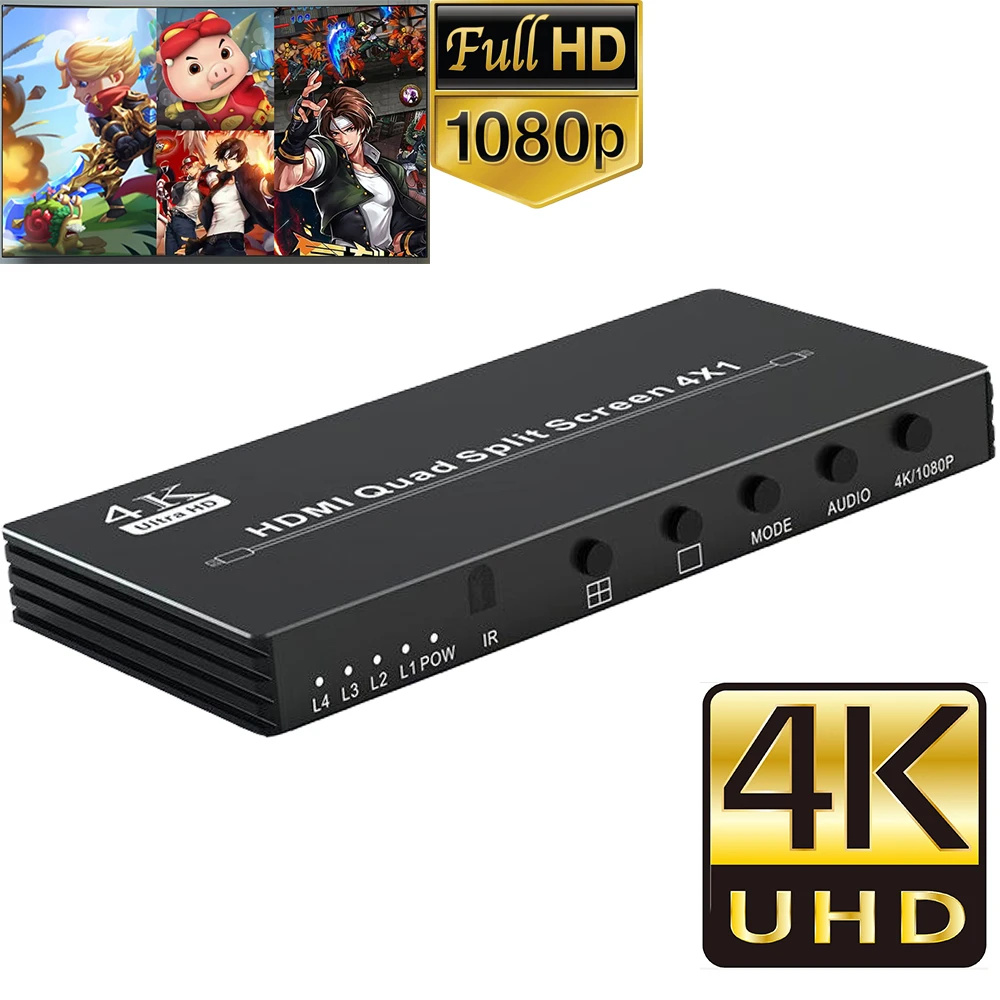 Hdmi Multiviewer 4k Hdmi Multivisor Hdmi Quad Multiviewer 4k Hdmi