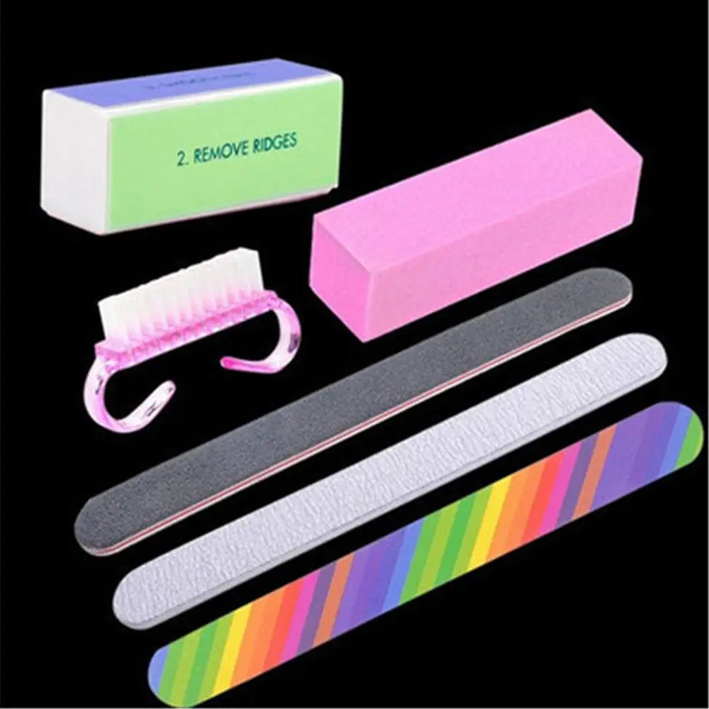 

Durable Nail Files Beauty Tool Nail Polish Accessories Nail Cleaning Set Nail Art Tool Buffing Grit Sand Manicure Tools