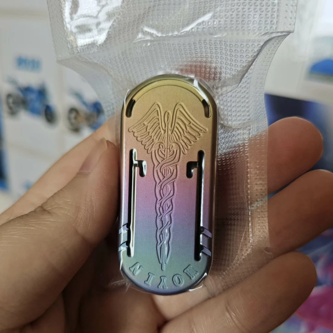 正規品」DJG Dex Jelly チタン製 フィジェットトイ 音叉 セプター音叉