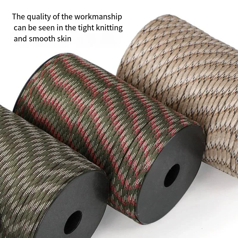 

100 м 550 тандард 9-Kern DIY Паракорд Seil 4 мм наружный осенне-зимний шнурок благородный регенерирующий шнурок Zelt Riemen obschelei