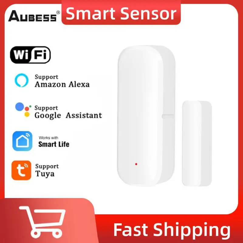 

Tuya WiFi Door Sensor Open/Close Detector Window Door Sensor APP Remote Control Alarm Smartlife Support Alexa Google Home