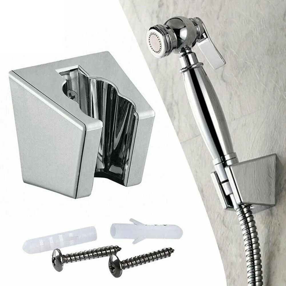 Shower Head Holder Adjustable ABS Plastic Holder Wall Mount No Punching Bracket Bathroom Accessories