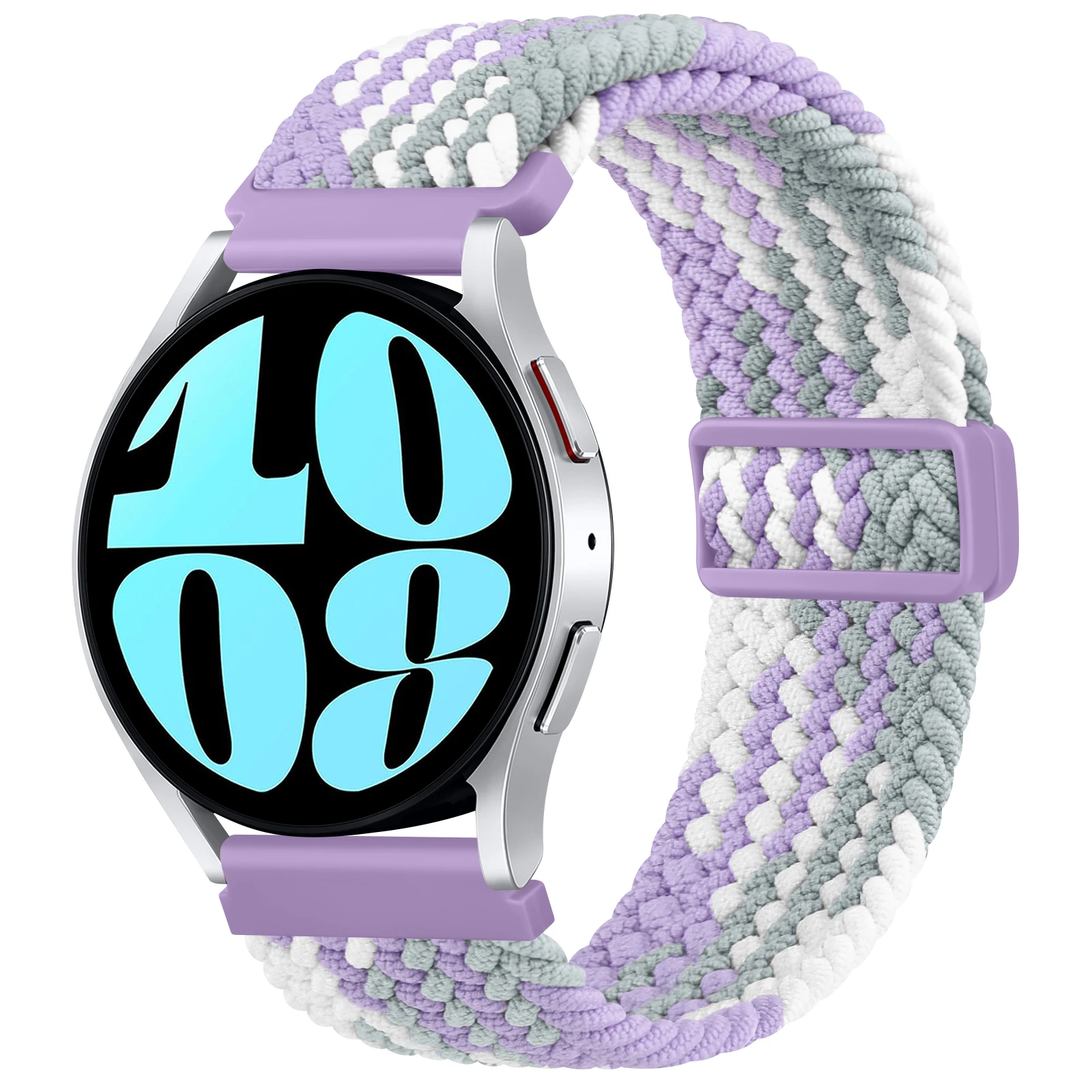 

20mm Braided Solo Loop Strap For Samsung Galaxy Watch 6/5/4 40mm 44mm Bracelet For Samsung Watch 5 Pro 45mm/4/6 Classic 47 43mm