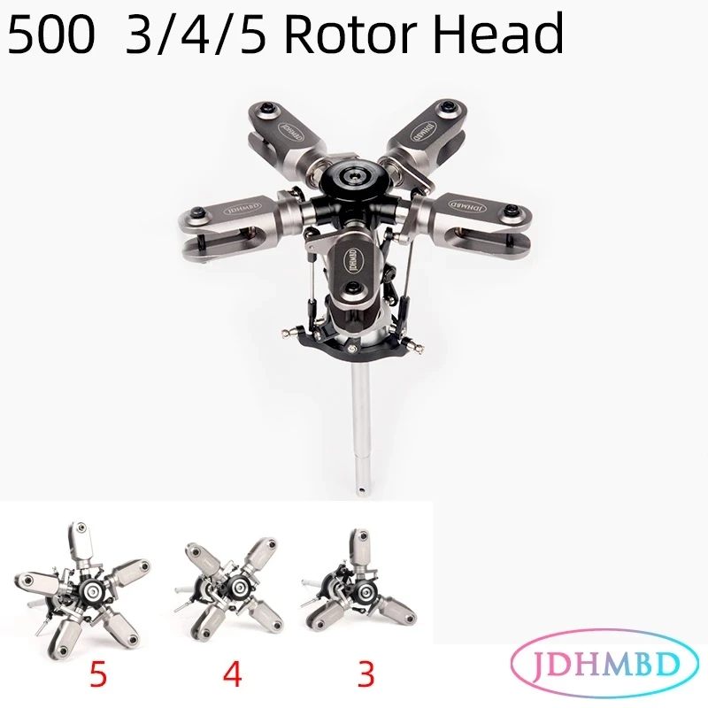 Jeu de 5 pales pour hélicoptère RC, pales 5 pales tête