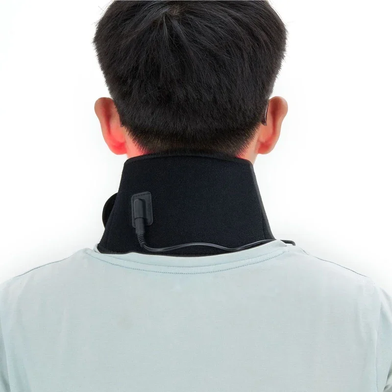 Cintura per terapia con luce rossa, fascia portatile a infrarossi, uso domestico, massaggio per rilassare i muscoli, sollievo dal dolore al collo, 15/20/24 lampade_voghion.com