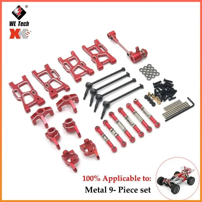 WLtoys 1/14 144001 144010 144002 124017 124019 RC 자동차 금속 업그레이드 부품 컬렉션, 자동차 액세서리, RC 크롤러 부품