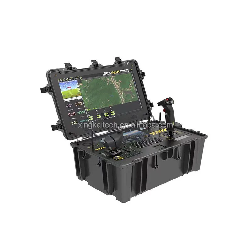 Long Range Drone Unmanned Vehicle Manufacturer Aviation Grade UAV FPV Portable FHD Display Integrated Link Remote Control System drone integrated link remote control system commander radio manufacturer portable uas uav ground control station