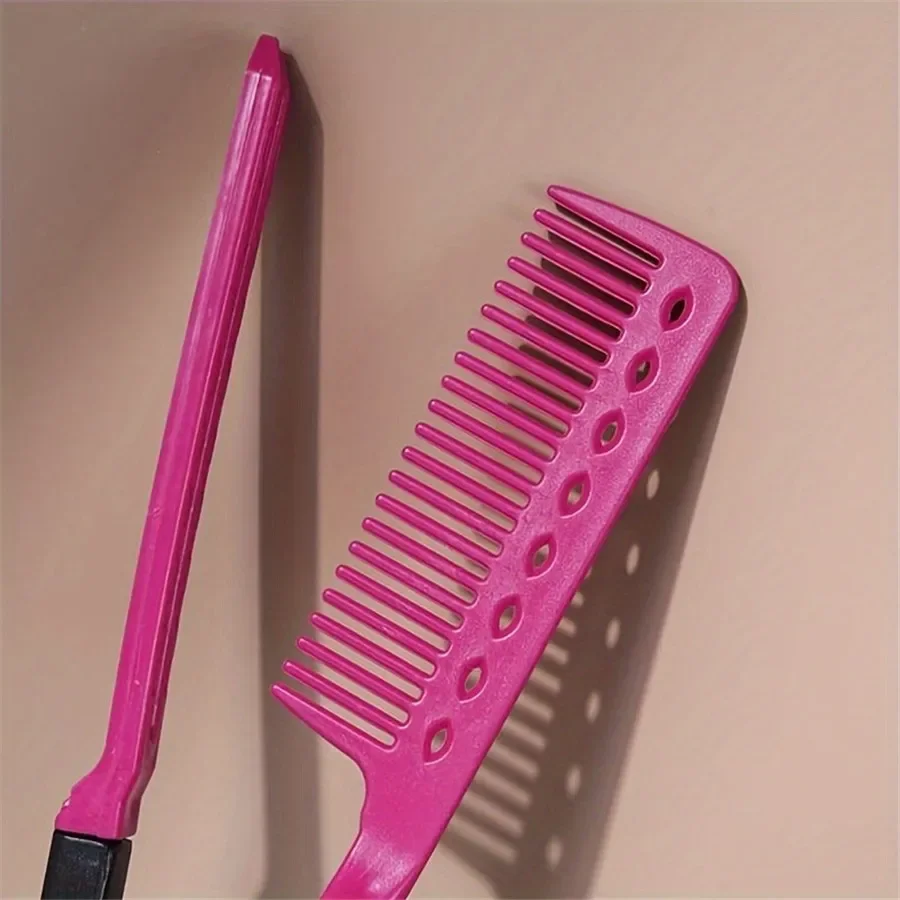 1pcs V-Shaped Hair Straightening Comb DIY Hairdressing Straightener Hairdressing Beauty Tools