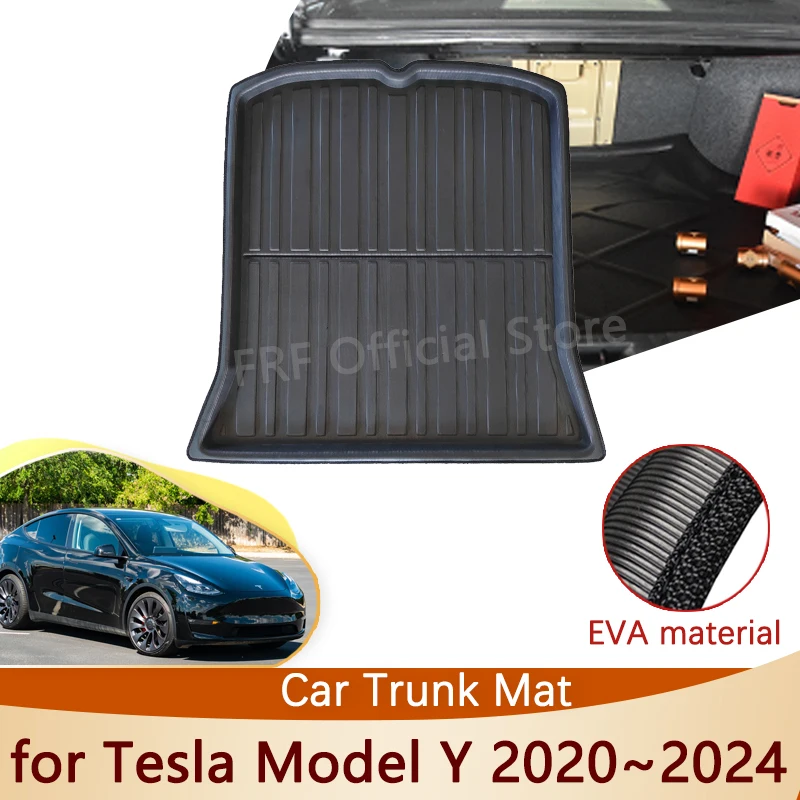 

Auto for Tesla Model Y 2024 2023 2022 2021 2020 Car Accessorie Rear Trunk Mat Floor Tray Liner Waterproof Cargo Boot Carpet Part