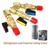 1/4" Male to 5/16" Female SAE R410A Refrigerant Straight Ball for Valve Charg 6