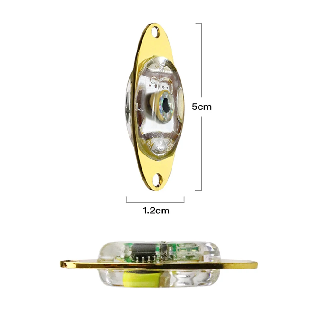 Fishing Lure Fishing Lures Spoons Underwater Bass Halibut Flasher Saltwater Trolling Deep Drop Light LED Lighted Bait Flasher For Attracting fishing lure