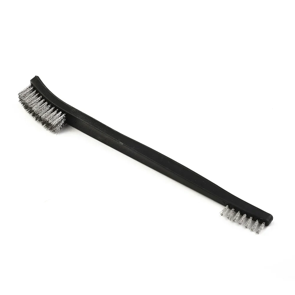 5pcs Double Head Wire Brush Set Steel Brass Nylon Cleaning Polishing Metal Rust Double Headed Rust Removal And Cleaning Brush 2