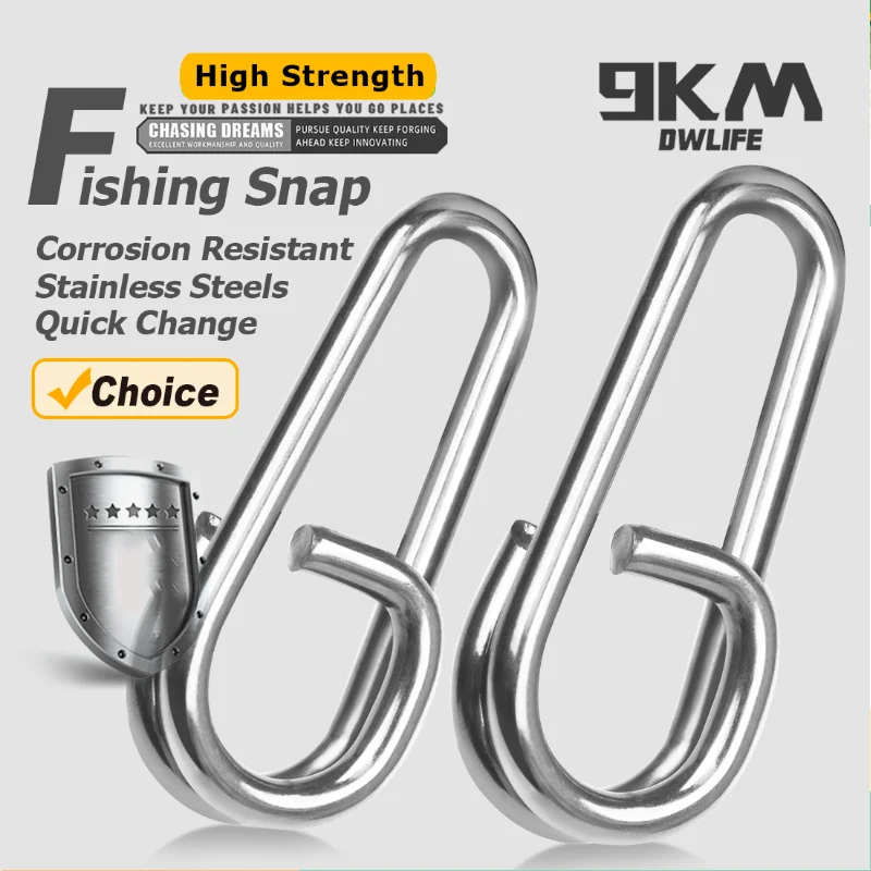 200pcs Stainless Steel Oval Split Rings Fishing Accessories Connectors 4 Sizes