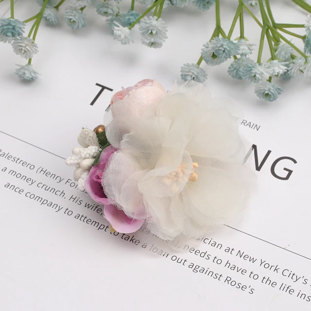2022 New Chiffon Flower Hair Clips Pins Accessories Cute Hair Clips Pins for Baby Girls Toddlers Hairpin Kids заколка для волос 45