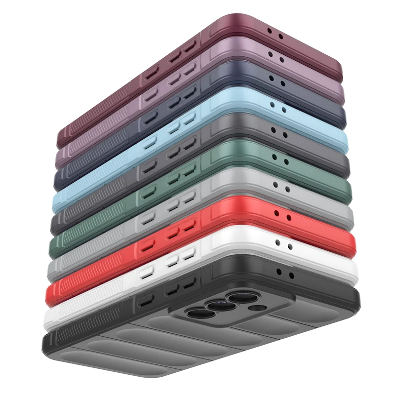 Full Silicone Shockproof Back Cover with Soft Anti-fall Camera Protector