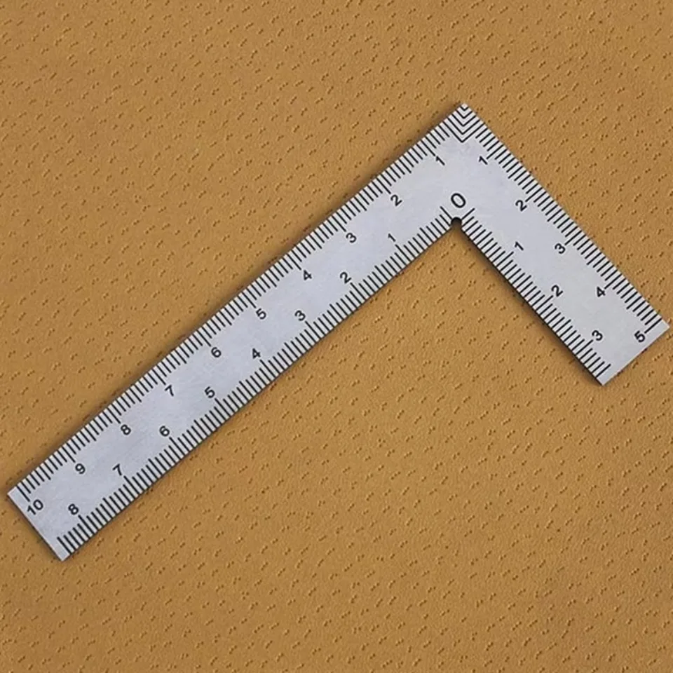 Mini règle carrée en L en acier inoxydable, outil de travail du bois, outil  de mesure de précision pour la construction de jauges d'encadrement -  AliExpress, image size:960x960