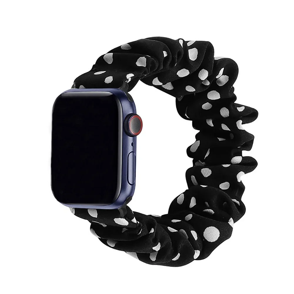 Printed Elastic Scrunchie Watch Strap