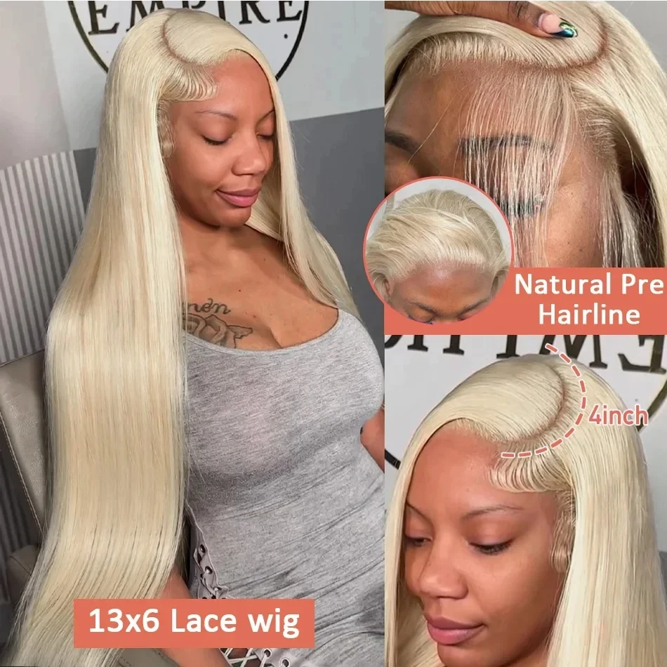 613 Lace Frontal Human Hair Wigs 13x4 Transparent Straight For Women Brazilian Honey Blonde 13X6 Lace Front Wig Preplucked lace front wig human hair wigs human hair wig front lace wig